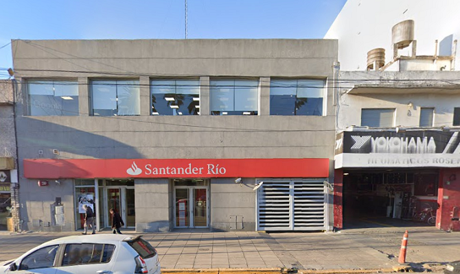 Trabajo realizado a Banco Santander en Capital Federal, Argentina